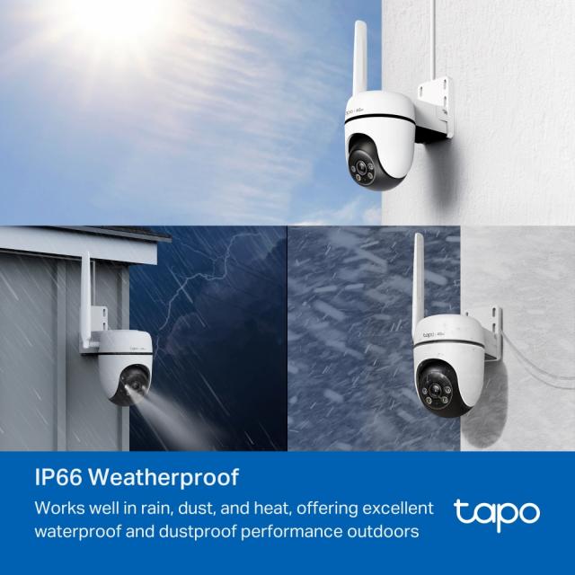 Външна охранителна 4G LTE камера TP-Link Tapo C501 - 1080P Pan/Tilt 