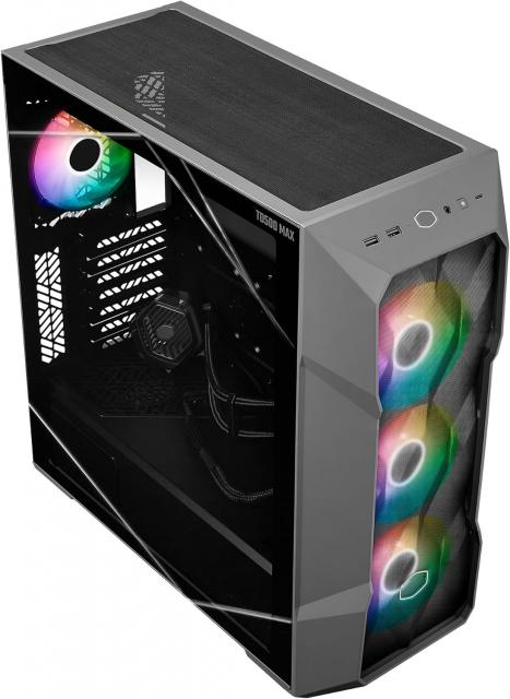 Case Cooler Master TD500 Max + 850W Gold, 360 AIO Cooler 