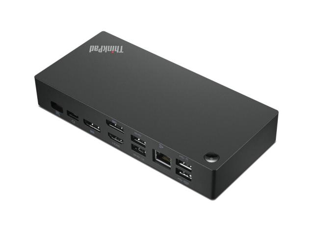 Lenovo Универсална USB-C докинг станция, Dock Gen3 HDMI, 2 X DP, 1 GbE, 90W 