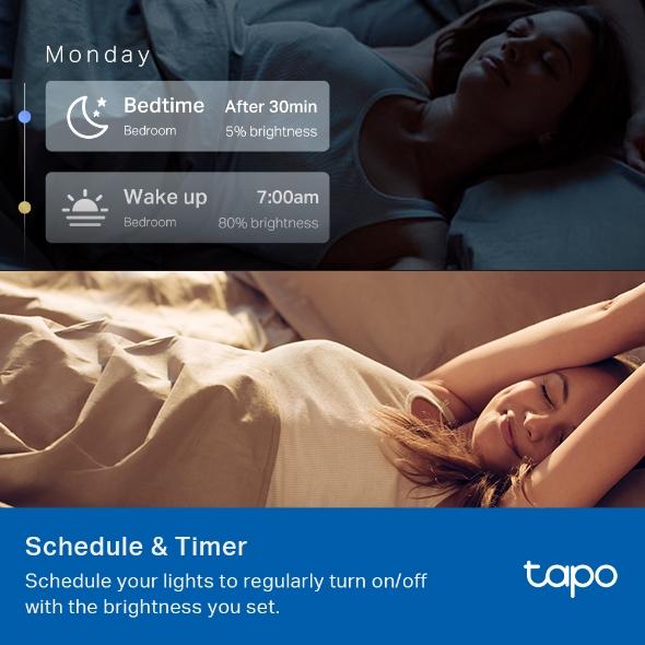 TP LINK TAPO L530E Смарт крушка   RGB 8.7W 806LM 