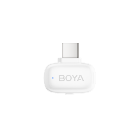 Безжична микрофонна система BOYA Mini за USB-C и DI - Бели 