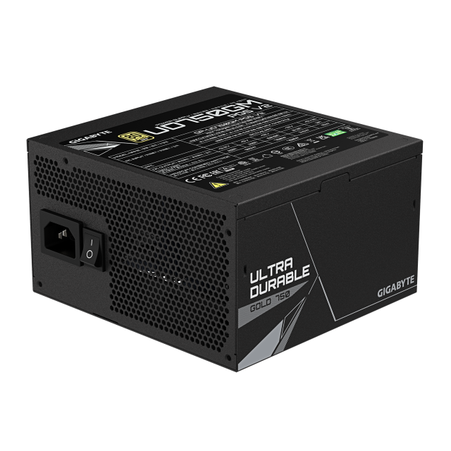 Захранващ блок Gigabyte UD750GM PG5 V2 , 750W, 80+ GOLD, PCIe 5.1 