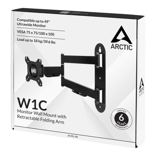 Wall Mount with Retractable Folding Arm Arctic W1C - AEMNT00058A 