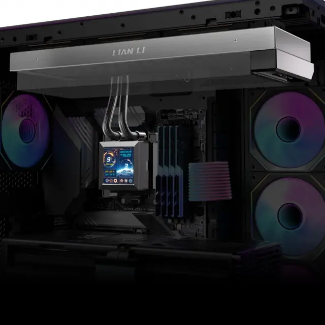CPU Cooler Lian Li HydroShift LCD 360 Fanless RGB - Black 