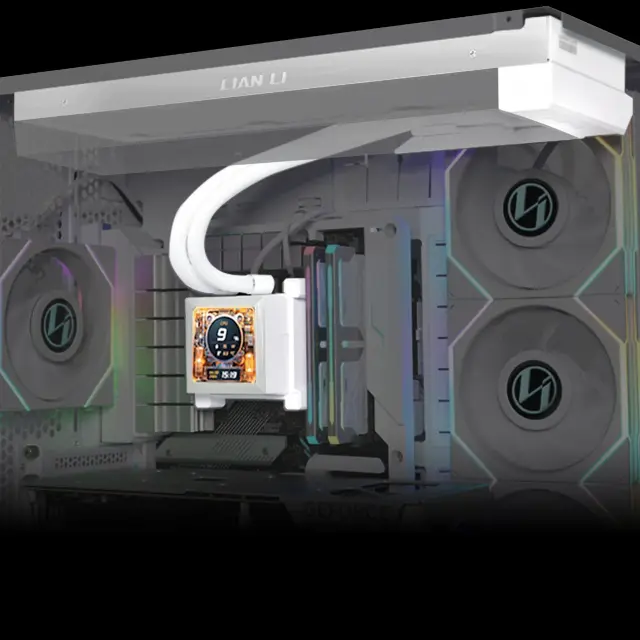CPU Cooler Lian Li HydroShift LCD 360 Fanless RGB - White 