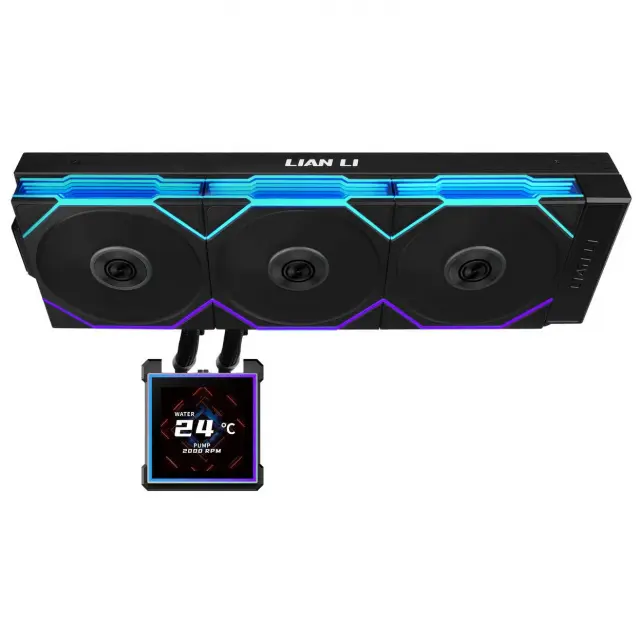 Охладител за процесор Lian Li HydroShift II LCD-S 360TL RGB - Черен 