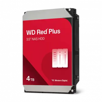 Хард диск WD Red Plus, 4TB NAS, 3.5", 128MB, 5400RPM