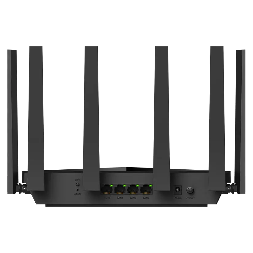 Безжичен рутер Cudy WR11000, BE11000 Tri Band Wi-Fi 7, 4x2.5Gbps порт, 6x5dBi антени