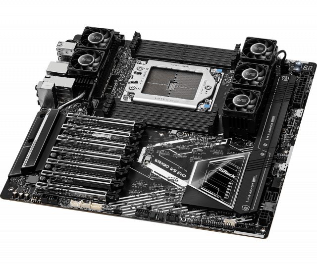 Дънна платка ASROCK WRX90 WS EVO, Socket sTR5, ATX, 8xDDR5 