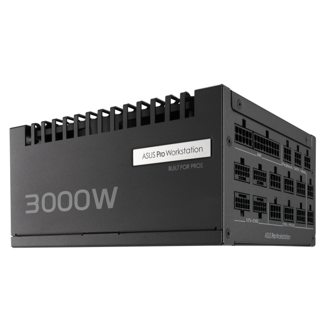 Захранващ блок ASUS Pro WS 3000W 80+ Platinum PCIe 5.1, Fully Modular 
