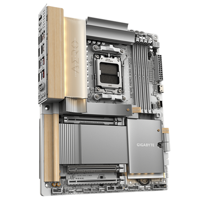 Дънна платка GIGABYTE X870E AERO X3D WOOD WIFI7, Socket AM5 