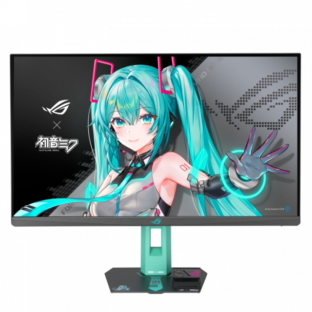 Monitor ASUS ROG Strix XG27ACMEG-G Hatsune Miku Edition - 27" Fast IPS, WQHD(2560x1440), 260 Hz, 1ms, G-Sync Compatible, FreeSync Premium 