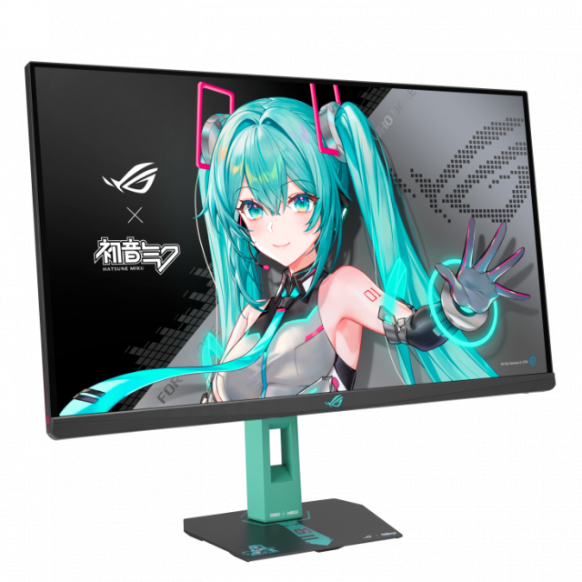Monitor ASUS ROG Strix XG27ACMEG-G Hatsune Miku Edition - 27" Fast IPS, WQHD(2560x1440), 260 Hz, 1ms, G-Sync Compatible, FreeSync Premium 