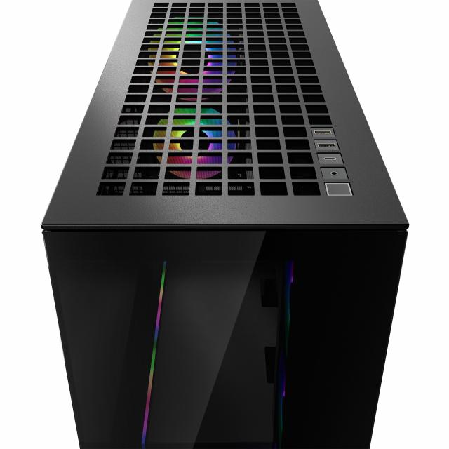 Кутия за компютър Arctic Xtender Mirror - Black Mid-Tower 