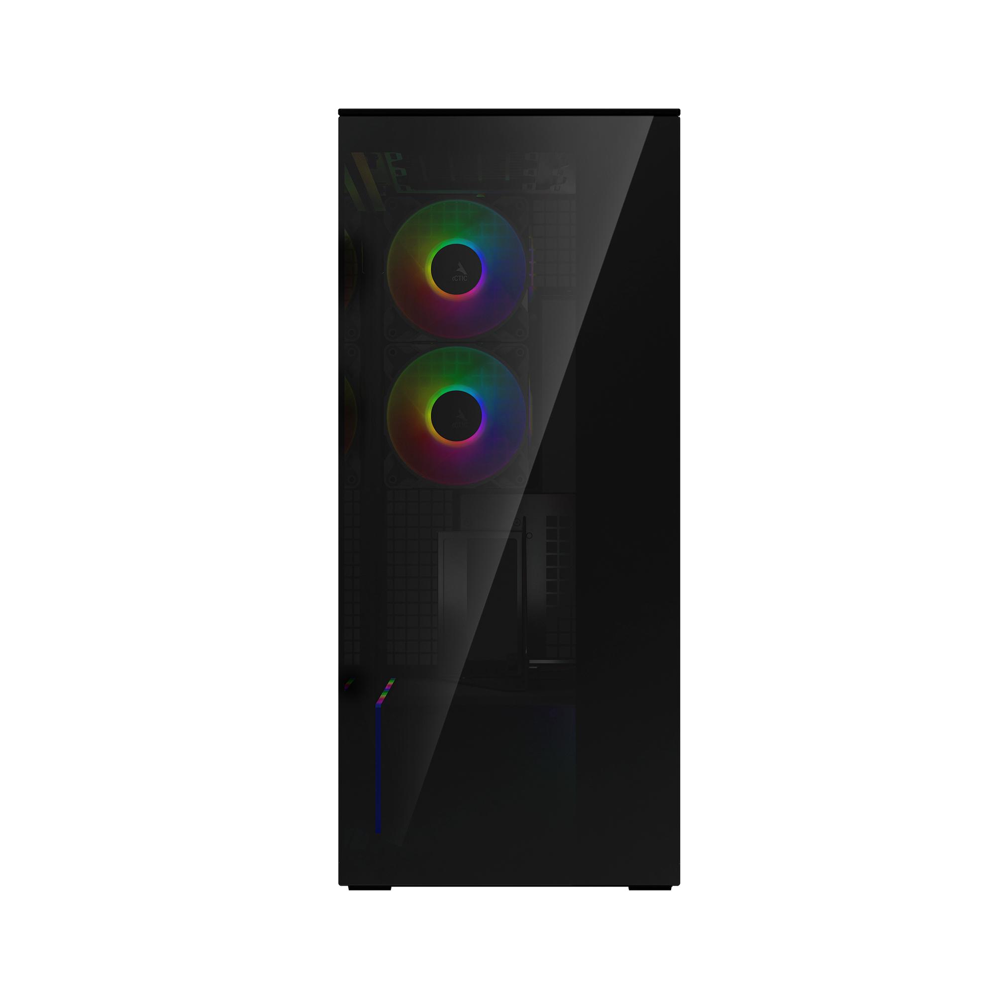 Кутия за компютър Arctic Xtender VG - Black Mid-Tower