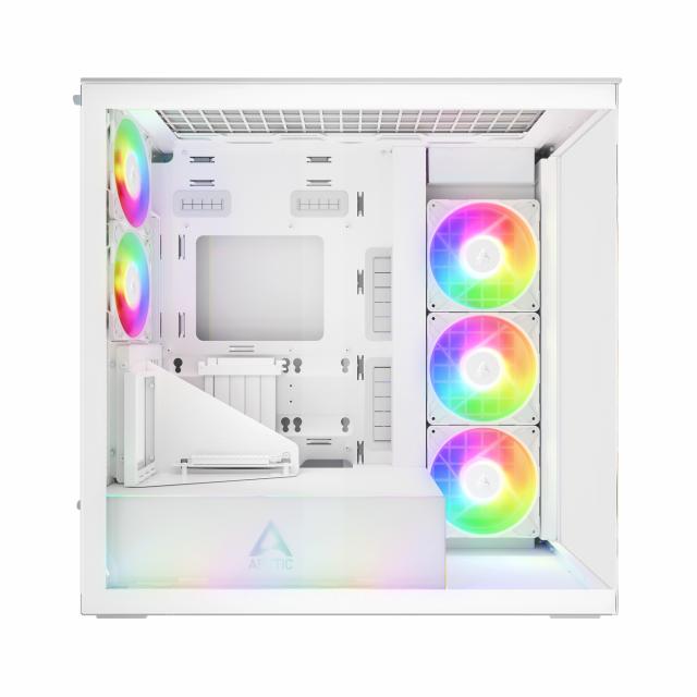 Кутия за компютър Arctic Xtender VG - White Mid-Tower 