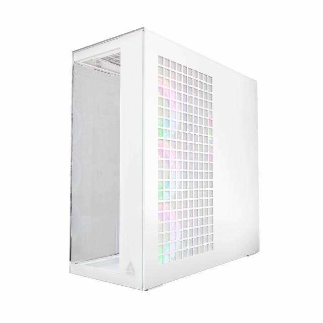 Кутия за компютър Arctic Xtender VG - White Mid-Tower 