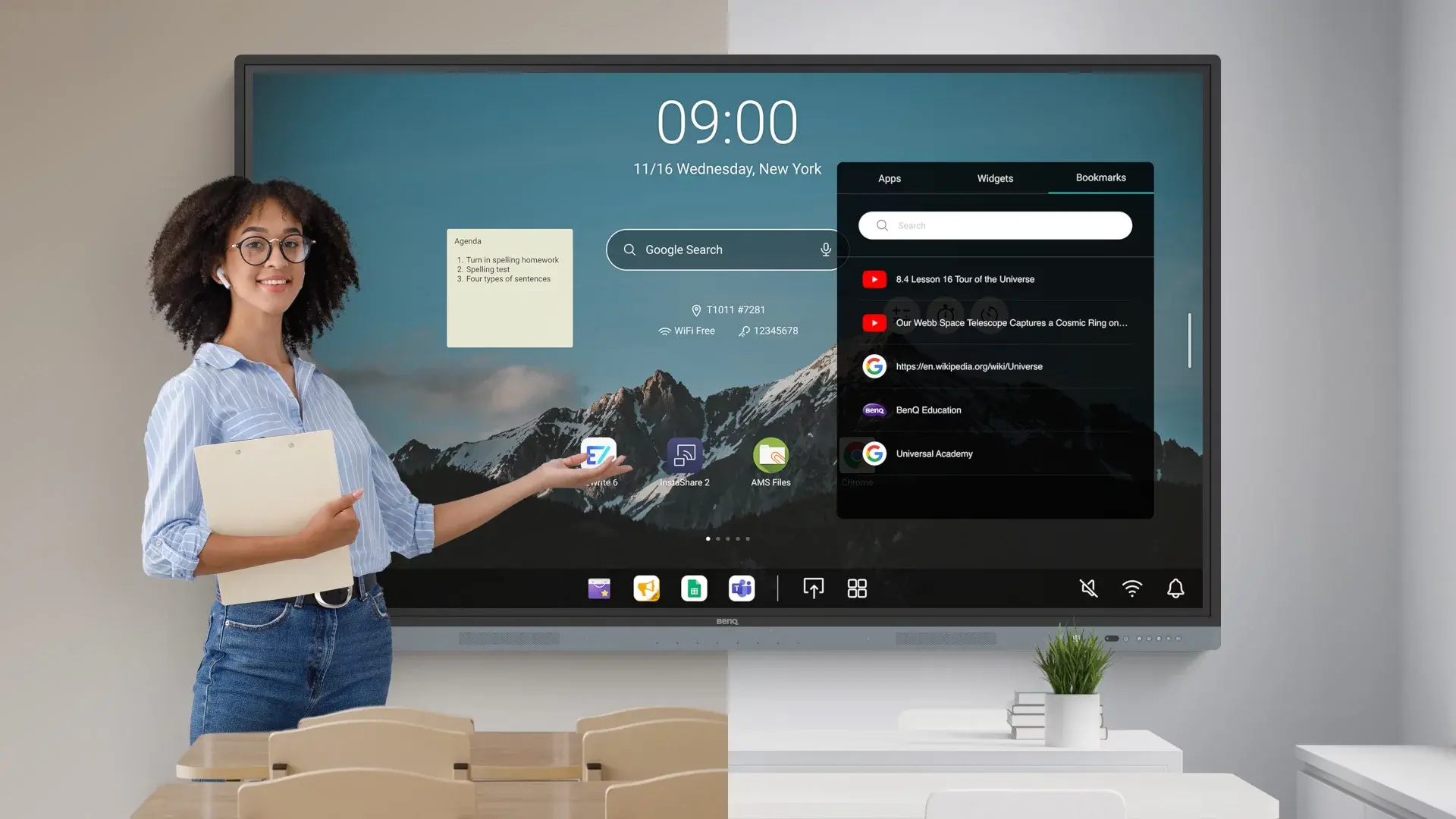 Интерактивен дисплей BenQ RP6504, 65"