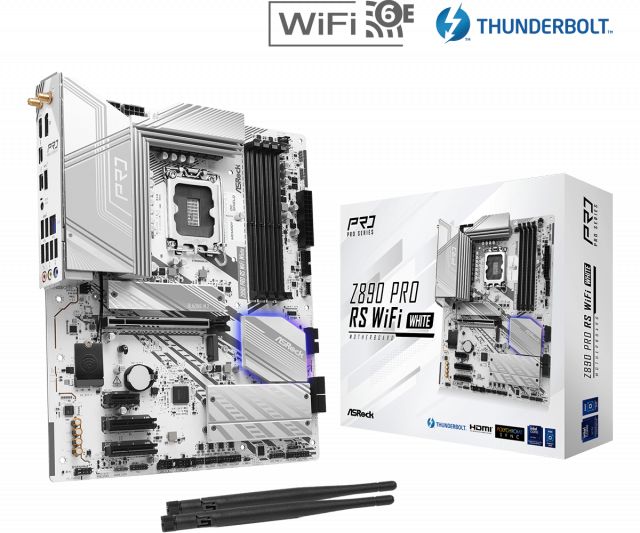 Motherboard ASRock Z890 Pro RS WIFI White, LGA 1851 