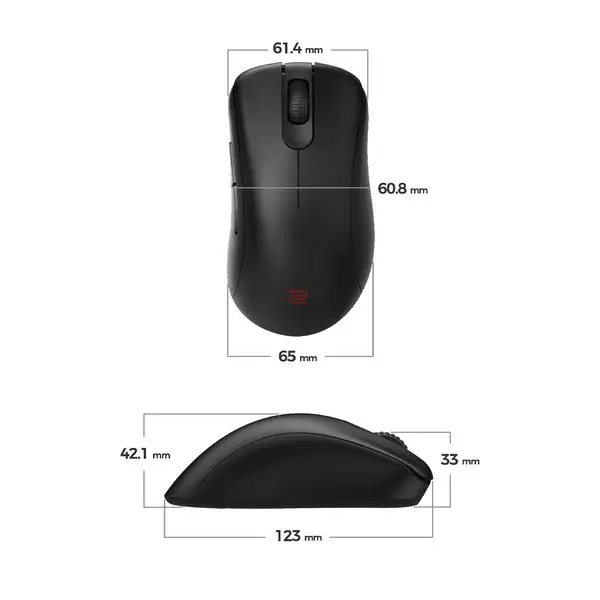 ZOWIE EC2-DW 4K геймърска мишка, черна 
