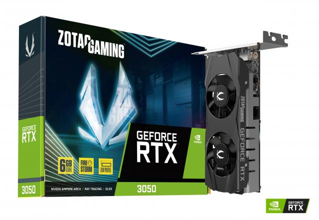 Видеокарта ZOTAC GAMING RTX 3050 LP 6GB GDDR6 