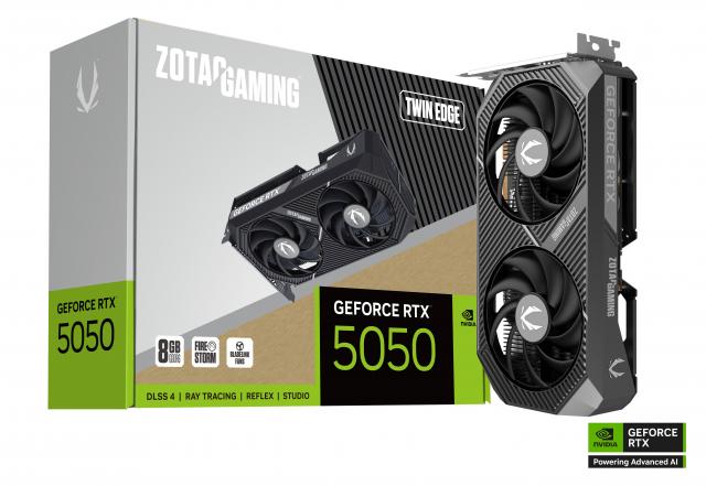 Видео карта ZOTAC GAMING RTX 5050 Twin Edge 8GB GDDR6 