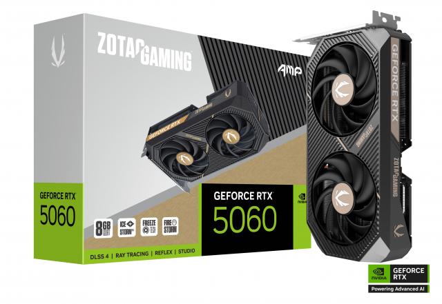 Видео карта ZOTAC GAMING RTX 5060 AMP 8GB GDDR7 