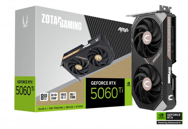 Graphic card ZOTAC GAMING RTX 5060 TI AMP 8GB GDDR7 