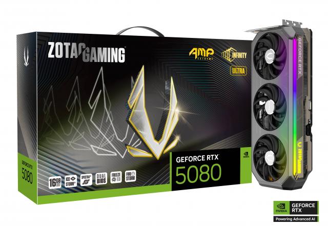 Видео карта ZOTAC GAMING RTX 5080 AMP Extreme Infinity Ultra 16GB GDDR7 