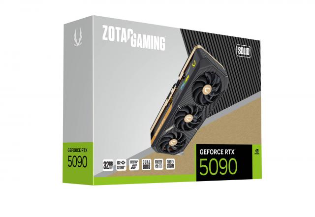 Видео карта ZOTAC GAMING RTX 5090 SOLID 32GB GDDR7 