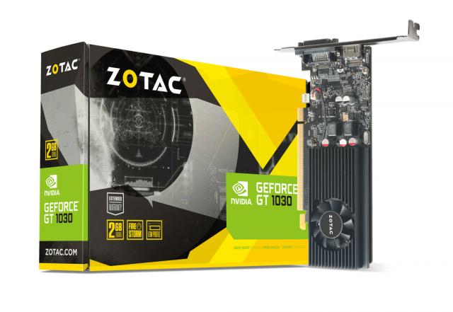 Видео карта ZOTAC GeForce GT 1030 2GB GDDR5 Low Profile 