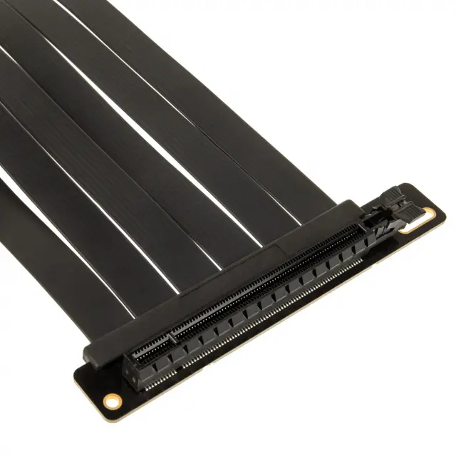Kolink PCIe 5.0 Riser Cable, 90 degrees, x16 - black, 300mm 