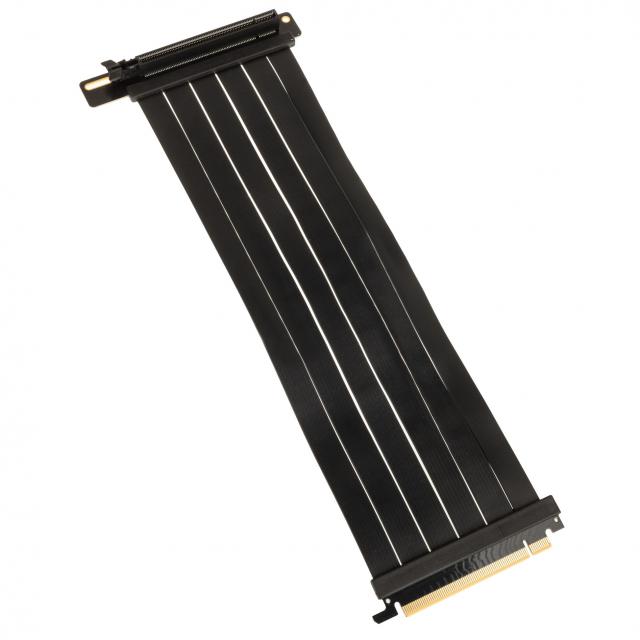 Kolink PCIe 5.0 Riser Cable, 90 degrees, x16 - black, 300mm 