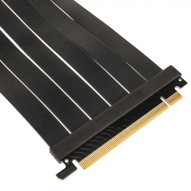Kolink PCIe 5.0 Riser Cable, 90 degrees, x16 - black, 300mm 