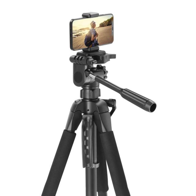 Hama "Action Smart 165 3D" Tripod with 3-way Head and Smartphone Holder 