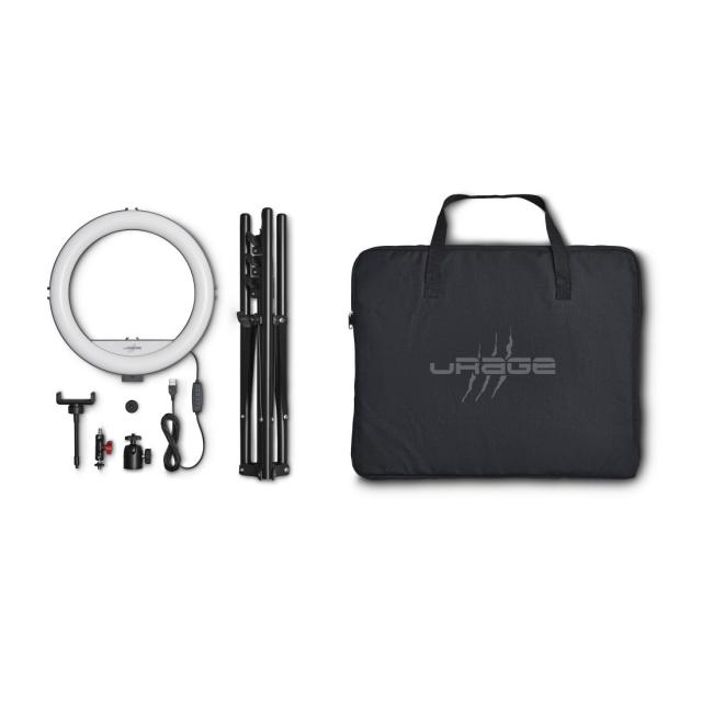 uRage LED Стрийминг Лампа със статив"Streamlight 900", 12" 