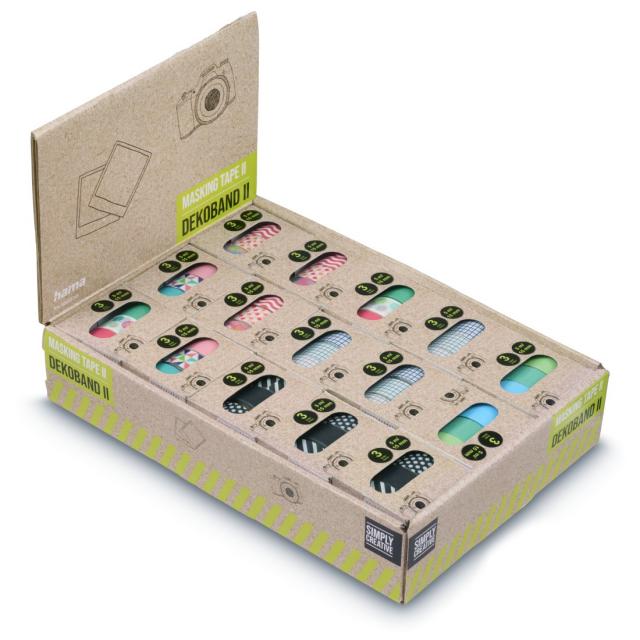 Hama Masking Tapes II, 1.5x500 cm, Various Motifs in Sets of 3 