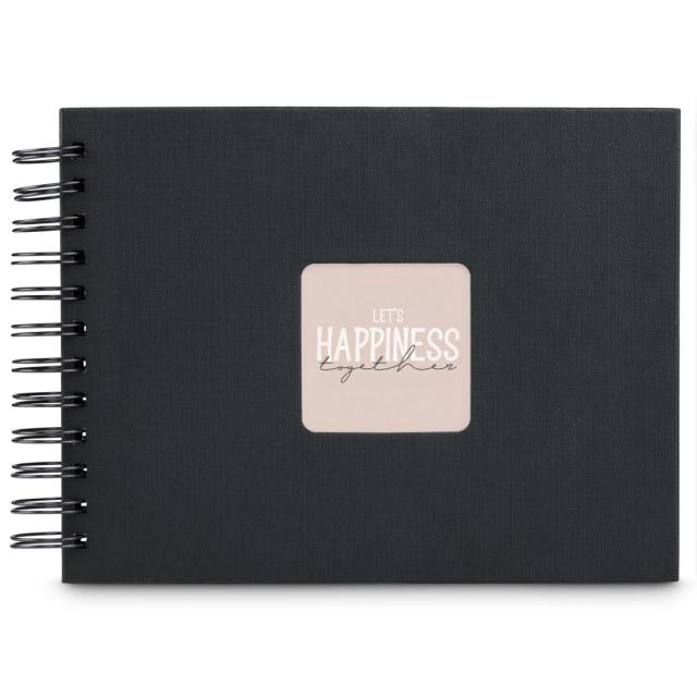 Hama "Fine Art" Spiral Album, 24x17 cm, 50 Black Pages, New Black 