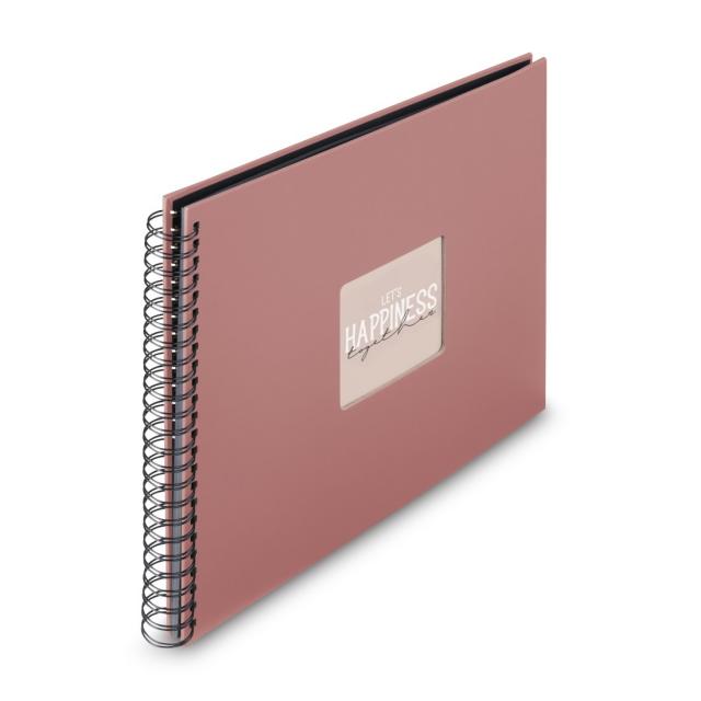 Hama “Fine Art” Spiral Album, 36x32 cm, 50 Black Pages, Terra 