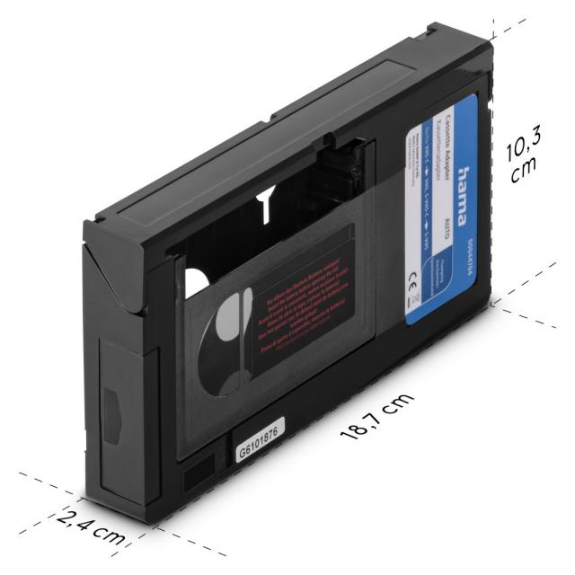 Hama VHS-C/VHS "Auto" Cassette Adapter 