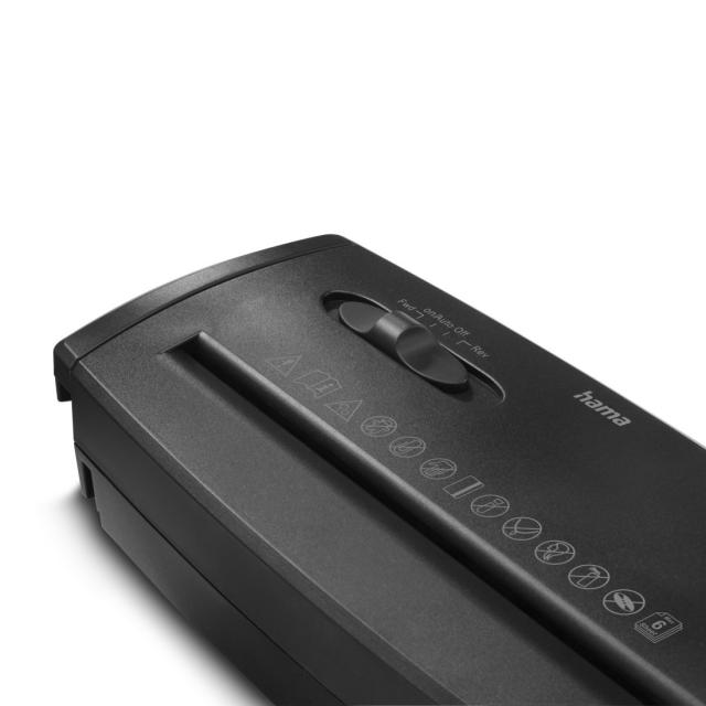 Hama “Classic S60” Document Shredder, Shredder with Security Level P2 T2 E2 