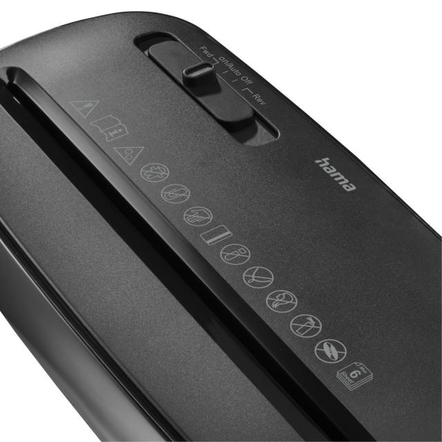 Hama “Classic S61” Document Shredder, Shredder with Security Level P2 T2 E2 