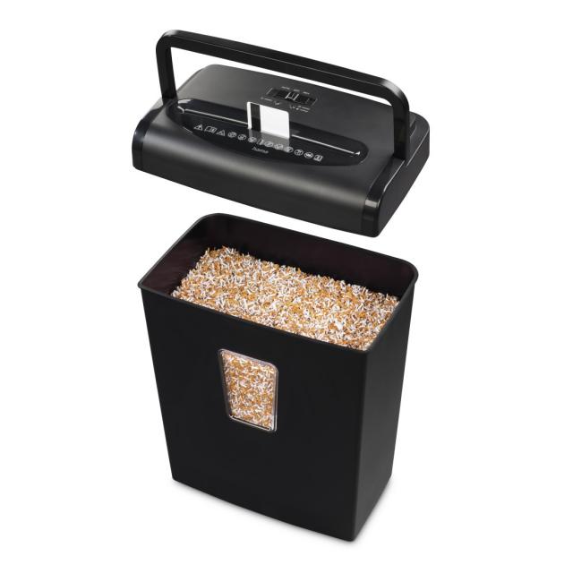 Hama “Prime M80” Document Shredder, Shredder with Security Level P5 T5 E4 