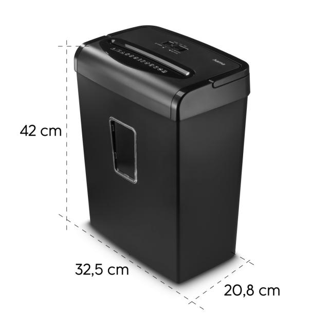Hama “Prime M80” Document Shredder, Shredder with Security Level P5 T5 E4 