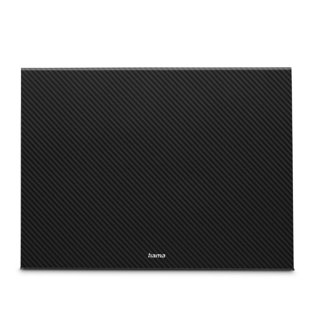 Hama "Carbon" Laptop Stand, up to 47 cm (18.4"), Carbon Look, black 