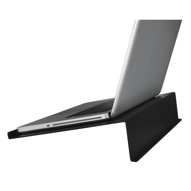 Hama "Carbon" Laptop Stand, up to 47 cm (18.4"), Carbon Look, black 