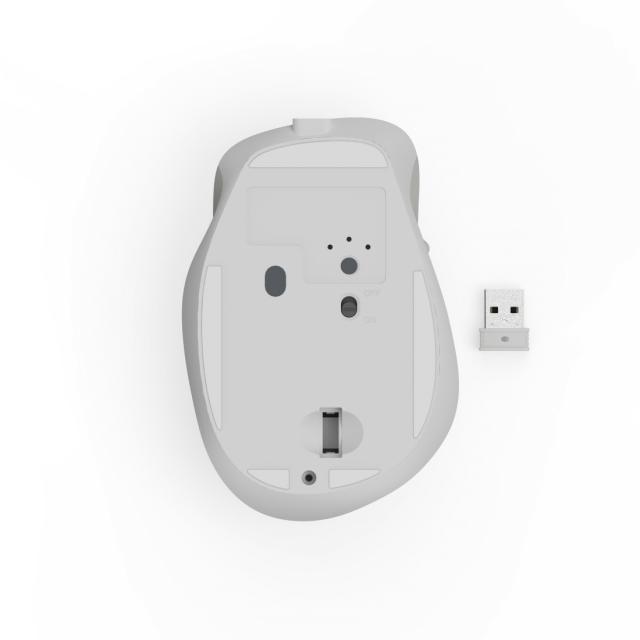 HAMA Безжична оптична мишка WM-500 Recharge, бяла, 6 бут.,800/1200/1600 dpi, безшумна 