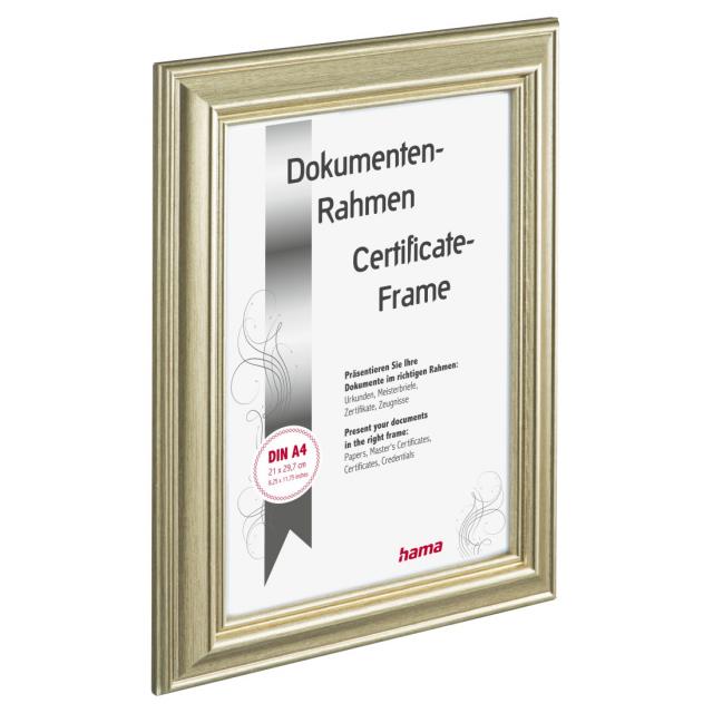 Hama "Lobby" Plastic Frame, gold, 21 x 29.7 cm 