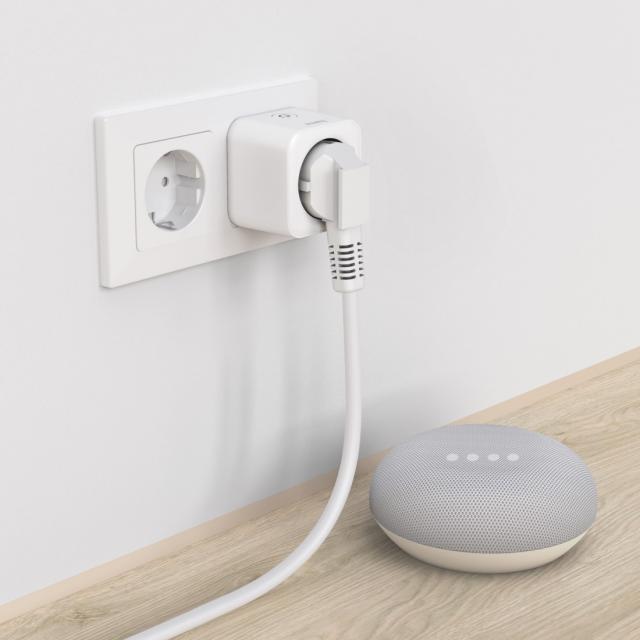 HAMA Смарт мини  WiFi контакт 3680W, 16A с прил. за измерване на ен.консумация 