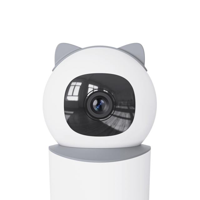 HAMA Wi-Fi камера, за закрити помещения, записваща, въртяща се, бяла 